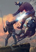 Aard - Witcher 3 - Aard is an official artwork for the world of The Witcher and the Witcher card game GWENT, video games created by CD PROJEKT RED. The artist that made this image is Bartlomiej Gawel. This limited edition Certified Art Giclee print is part of the official The Witcher fine art collection by Cook & Becker and CD PROJEKT RED. The print is hand-numbered and comes with a Certificate of Authenticity signed by the artist.