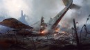 Trench Hell Plane - Battlefield 1 - \'Trench Hell Plane\' is an official concept artwork for Battlefield 1, the video game created by EA DICE. The artist is DICE Senior Concept Artist Robert Sammelin. This limited edition Certified Art Giclee™ print is part of the official Battlefield 1 fine art collection by Cook & Becker and EA DICE.