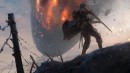 Airship on Fire - Battlefield 1 - \'Airship on Fire\' is an official concept artwork for Battlefield 1, the video game created by EA DICE. The artist is Senior Concept Artist Robert Sammelin. This limited edition Certified Art Giclee™ print is part of the official Battlefield 1 fine art collection by Cook & Becker and EA DICE.