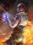 Aria - Mass Effect - Het werk Aria is digitaal gemaakte concept art voor de gameserie Mass Effect. Aria is een van de hoofdfiguren in de computerspellen. De afbeelding is gemaakt door kunstenaar Benjamin Huen. Deze originele digitale fine art print is genummerd en gesigneerd door Mass Effect’s Lead Writer Mac Walters, Art Director Derek Watts en Executive Producer Casey Hudson.