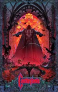 Castlevania - Castlevania is een door artist Kilian Eng getekend werk, gebaseerd op de klassieke videogame serie Castlevania, en gemaakt onder licentie van Konami Digital Entertainment. Deze limited edition Certified Art Giclee™ print maakt deel uit van Cook & Becker’s doorlopende Tribute Art serie, en is ook verkrijgbaar in een alternatieve kleurvariant. Het werk is met de hand genummerd en wordt geleverd met een Certificaat van Echtheid. Deze print heeft een papiermaat van 90 x 60 cm met een dunne witte rand, zodat die eenvoudig in een standaardlijst past.