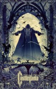 Castlevania Variant - This Castlevania print is drawn by graphic artist Kilian Eng under official license from Konami, and is inspired by the classic video game series Castlevania from Konami Digital Entertainment. This limited edition Certified Art Giclee print is hand-numbered and comes with a Certificate of Authenticity. It has a paper size of 24 x 36\