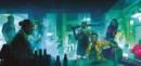 Doing Business - Doing Business is an official concept art image for role-playing video game Cyberpunk 2077. This limited edition Certified Art Giclee print is part of the official Cyberpunk 2077 fine art collection by art gallery Cook and Becker and studio CD Projekt RED. The print is hand-numbered and comes with a Certificate of Authenticity hand-signed by artist Bernard Kowalczuk.