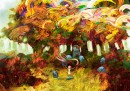 Lonely Rainbow Queen - Lonely Rainbow Queen is an original, limited-edition fine art print from French illustrator and concept artist Emmanuel Malin. The print is hand-numbered and comes with signed Certificate of Authenticy and signed label.