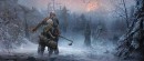 First Norse Concept - God of War - \'First Norse Concept\' is officiële concept art voor actie-avonturenspel God of War, gemaakt door Sony Santa Monica Studio (California, USA), en uitgegeven in april 2018. Deze in gelimiteerde oplage uitgegeven Certified Art Giclee print maakt deel uit van de officiële God of War fine art collectie van Cook & Becker en Santa Monica Studio.