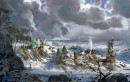 Banuk Village - Horizon Zero Dawn - The art print Banuk Village is official concept art used in the production of Horizon Zero Dawn and is exclusively available as this limited edition high-quality giclee by Cook & Becker.