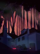 Forest Villa - Forest Villa is an original digital art print by Swedish artist Kilian Eng. This Certified Art Giclee is a signed & numbered limited edition of 50.\n\nForest Villa calls to mind the work of American film maker David Lynch. As in Lynch\'s movies Lost Highway and Mulholland Drive Eng presents a realistic but also dreamlike image that draws the viewer in by evoking curiosity and stirring emotion.