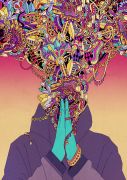 Mystery Prayer IV - Mystery Prayer IV van kunstenaar Kilian Eng is een originele, digitale kunstprint. Deze Certified Art Giclée is een genummerde en gesigneerde limited edition van 50.\n\nDe Zweedse kunstenaar Kilian Eng heeft een unieke stijl en beeldtaal. Hij creëert en animeert bijna droom-achtige beelden die nieuwsgierigheid en emotie oproepen bij de kijker.\n\n\