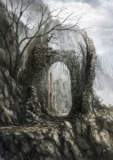 Majula Gate - Dark Souls II - Majula Gate is official concept artwork for action role playing video game Dark Souls II, made by Japanese studio FromSoftware. This limited edition Certified Art Giclee print is part of the official Dark Souls fine art collection by Cook & Becker, FromSoftware, and Bandai Namco. The print is hand-numbered and comes with a Certificate of Authenticity.\n