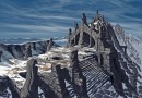Nordic Temple - Skyrim - Nordic Temple is official concept artwork used by Bethesda Game Studios for The Elder Scrolls V: Skyrim. The image was made by Senior Concept Artist Adam Adamowicz (1968-2012). This limited edition Certified Art Giclee print is part of the official The Elder Scrolls V: Skyrim fine art collection by Cook & Becker and Bethesda Softworks. The print is hand-numbered and comes with a Certificate of Authenticity.\n\nEarly concept art piece for a temple. Skyrim\'s art team took great care to give a realistic feel to the Norse environment they envisioned for the video game.