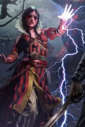 Philippa - Witcher 3 - Philippa is an official artwork for the world of The Witcher and the Witcher card game GWENT, video games created by CD PROJEKT RED. The artist that made this image is Diego de Almeida. This limited edition Certified Art Giclee print is part of the official The Witcher fine art collection by Cook & Becker and CD PROJEKT RED. The print is hand-numbered and comes with a Certificate of Authenticity signed by the artist.