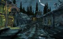 Riverwood Nighttime - Skyrim - Riverwood Nighttime is official concept artwork used by Bethesda Game Studios for The Elder Scrolls V: Skyrim. This limited edition Certified Art Giclee print is part of the official The Elder Scrolls V: Skyrim fine art collection by Cook & Becker and Bethesda Softworks. The print is hand-numbered and comes with a Certificate of Authenticity signed by Senior Concept Artist Ray Lederer.\n\nConcept image of Riverwood village by night, including some of the perils that befall the ill-defended place.