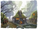 Riverwood Street - Skyrim - Riverwood Street is official concept artwork used by Bethesda Game Studios for The Elder Scrolls V: Skyrim. This limited edition Certified Art Giclee print is part of the official The Elder Scrolls V: Skyrim fine art collection by Cook & Becker and Bethesda Softworks. The print is hand-numbered and comes with a Certificate of Authenticity signed by Senior Concept Artist Ray Lederer.\n\nEarly concept sketch for Riverwood village, a Nordic village set in a valley. Encountered early on in Skyrim, it helps the player understand the basic (pre-industrial) economic and societal structures in the game.