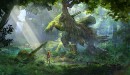 Scars of War - Horizon Zero Dawn - Aloy journeys through a world filled with strange artifacts and crumbling ruins from a forgotten civilization in this official concept artwork for the upcoming video game Horizon Zero Dawn called Scars of war.