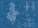 Talos I Master Blueprint - Prey - \'Talos I Master Blueprint\' ist eine offizielle Konzeptzeichnung, die von den Arkane Studios Austin (USA) für Prey verwendet wurde, und die zeigt den Bauplan der Raumstation Talos I. Dieser limitierte und zertifizierte Giclee-Kunstdruck ist Teil der offiziellen Prey-Sammlung von Cook & Becker und Bethesda Softworks. Der Druck ist handnummeriert und wird mit von Künstler Emmanuel Petit signierter Echtheitszertifikat ausgeliefert.