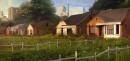 Tommy\'s Town - Tommy\'s Town is concept art for PlayStation 3 game The Last of Us. The image and print have been made by artist Maciej Kuciara for studio Naughty Dog and is part of the official The Last of Us fine art print collection.