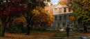 University Building - University Building is concept art for PlayStation 3 game The Last of Us. The image and print have been made by concept artist Maciej Kuciara for studio Naughty Dog and is part of the official The Last of Us fine art print collection.
