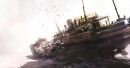 Ravimaris Wreck AMS23 - Ravimaris Wreck AMS23 is a concept artwork belonging to the Ravimaris Plains, a barren desert wasteland in the fictitious world of Mistbound.\n