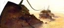 Ravimaris Wreck PQ19 - Ravimaris Wreck PQ19 is een concept art werk voor het gebied Ravimaris Plains, een onbarmhartige woestijnvlakte in de fictieve wereld van Mistbound.