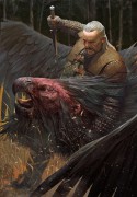 Vesemir - Witcher 3 - Vesemir is an official artwork for the world of The Witcher and the Witcher card game GWENT, video games created by CD PROJEKT RED. The artist that made this image is Bartlomiej Gawel. This limited edition Certified Art Giclee print is part of the official The Witcher fine art collection by Cook & Becker and CD PROJEKT RED. The print is hand-numbered and comes with a Certificate of Authenticity signed by the artist.