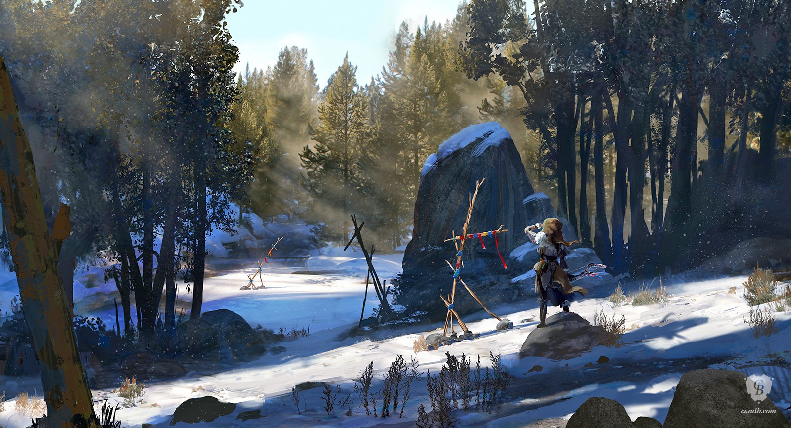 Artwork Banuk Treasure Hunt Horizon Zero Dawn Guerrilla