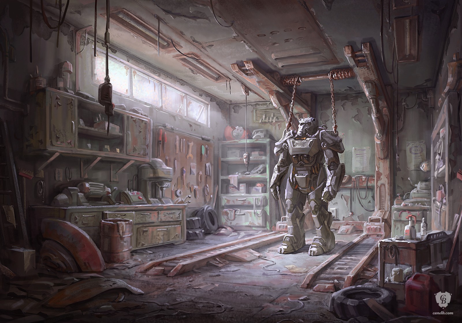 artwork red rocket interior fallout 4 bethesda softworks bethesda works