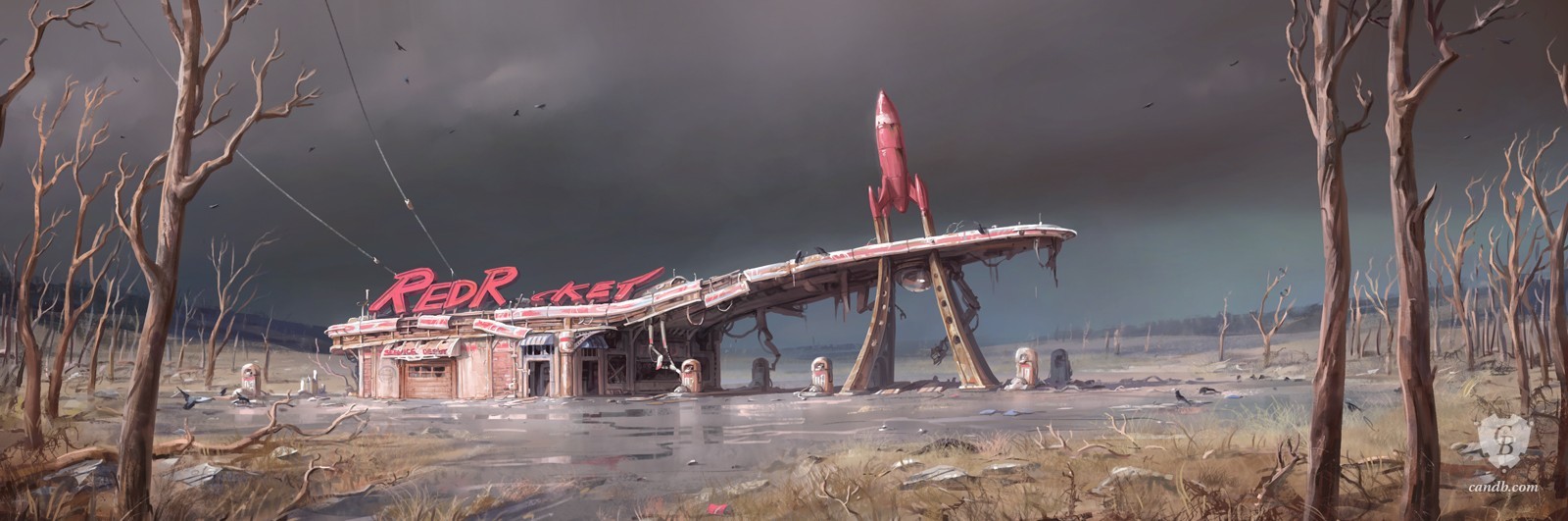 Artwork red rocket fallout 4 bethesda softworks