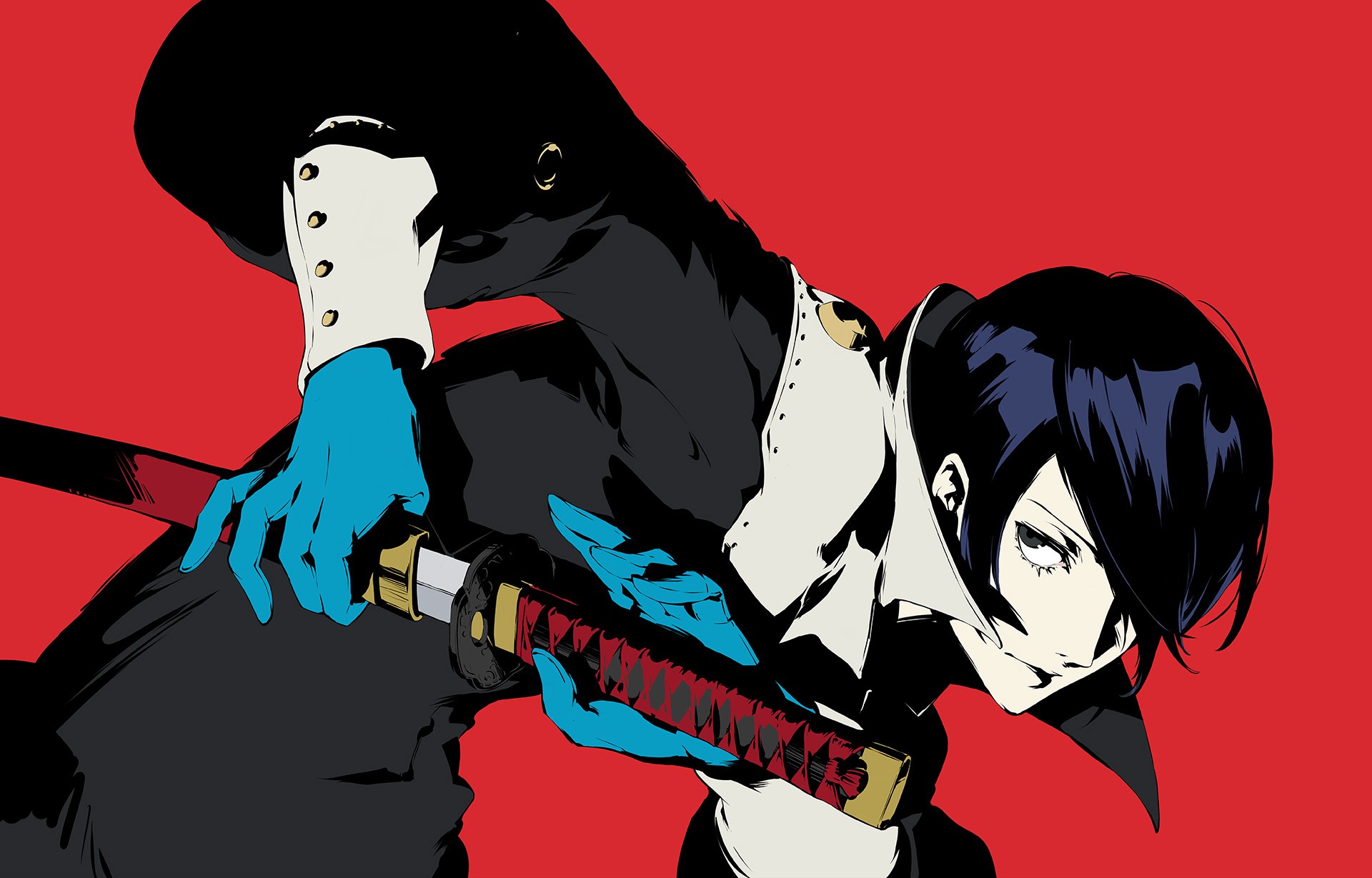 Persona 5 Yusuke Kitagawa Nail Art - wide 3