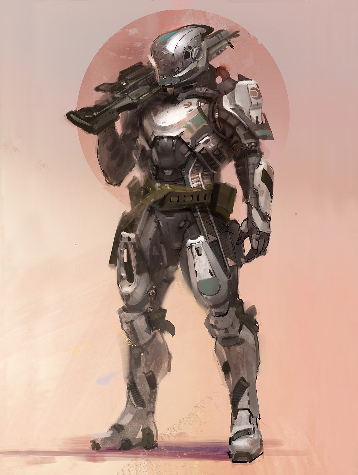 Artwork The Titan | Destiny | Bungie | Cook and Becker