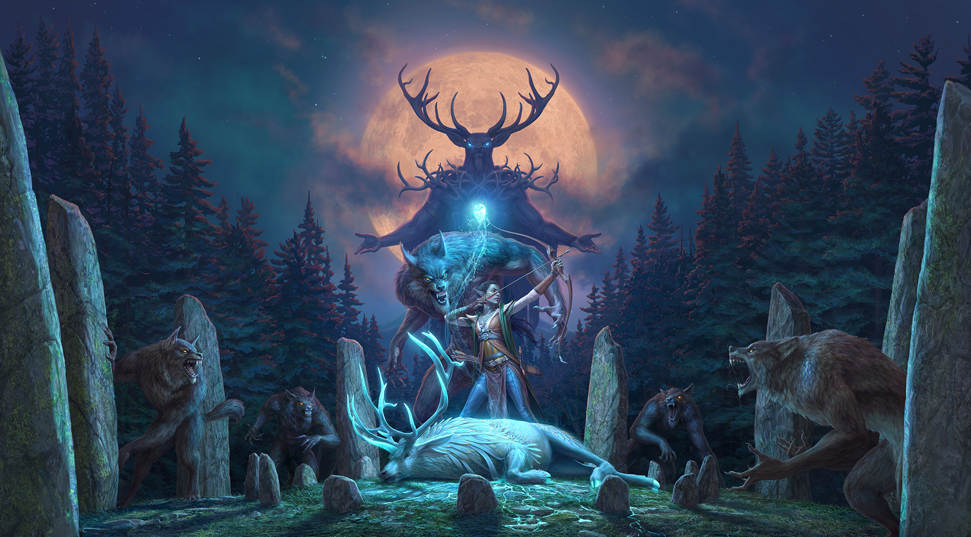 Artwork Wolfhunter Elder Scrolls Online Bethesda Softworks Cook